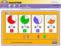 Examine Ascend Math’s award-winning content in examples form 8 different levels.
