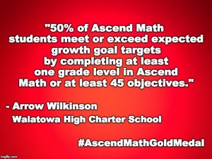 Walatowa High Charter School has been awarded an Ascend Math Gold Medal for 2018! #AscendMathGoldMedal
